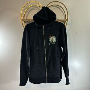 Sparkly Celtics Zip Hoodie size L